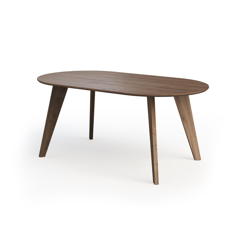 Caspian Oval Dining Table, Walnut