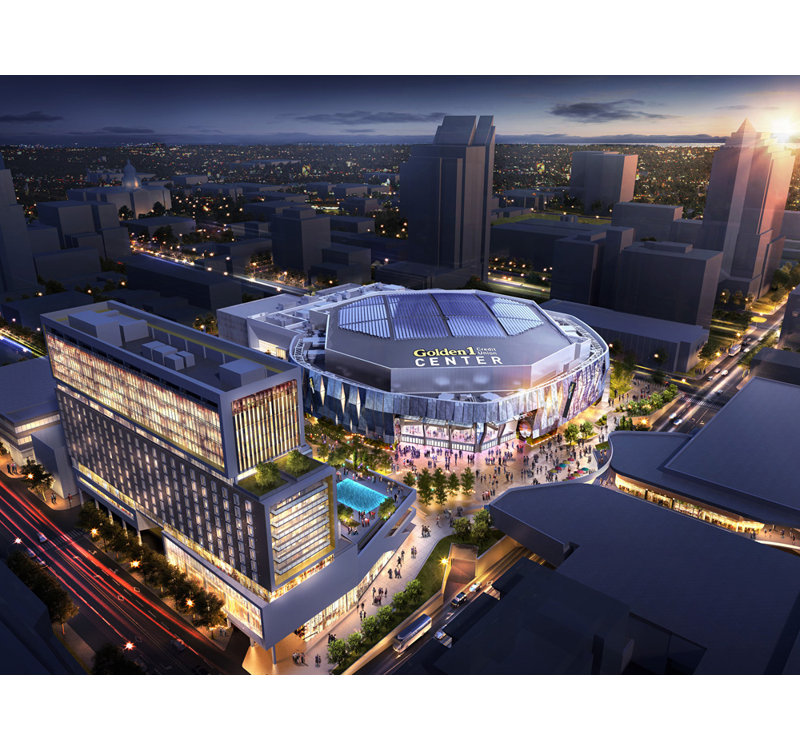 Golden 1 centre, H 36 po x l 48 po