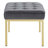 Loft Tufted Vegan Leather Bench by Modway-1977200476-1977200481