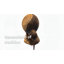 Sculpture hibiscus kiwi sculptée à la main
