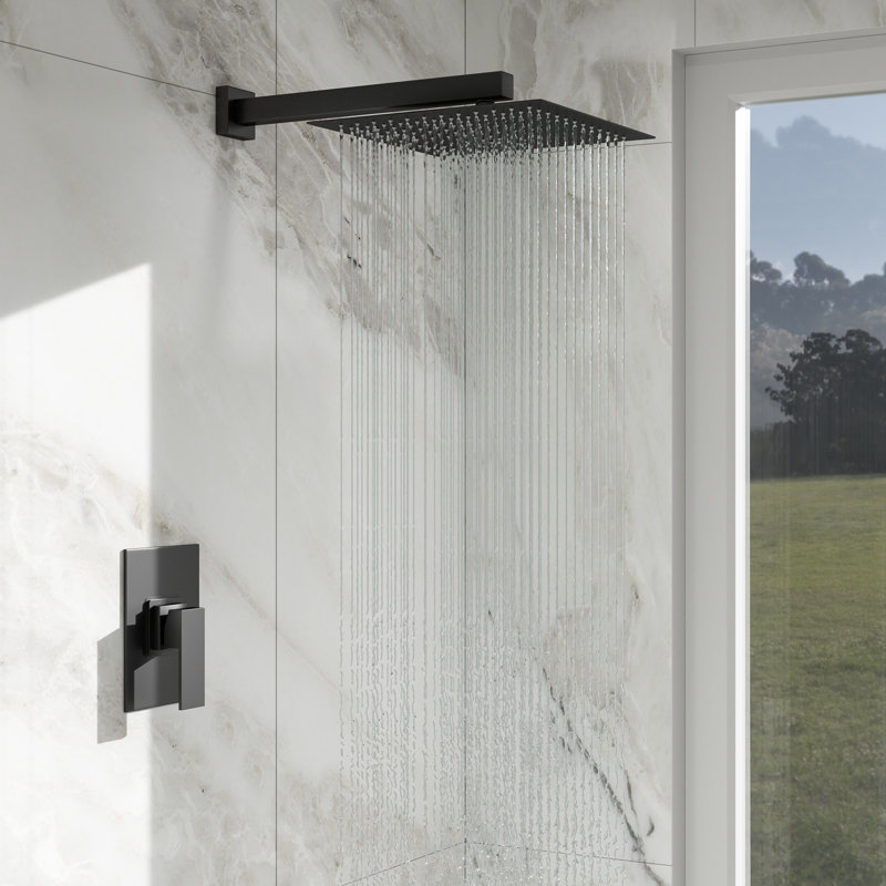 Système de douche à pression équilibrée en acier inoxydable