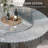 Luxury Round Microlite Stone Dining Table Set-104065801