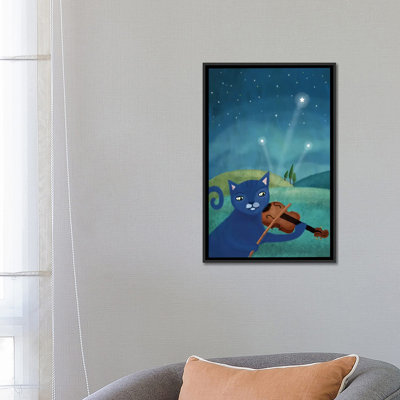 «Cat and Violin», reproduction sur toile