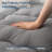 Jibberding 4" Plush Down Alternative Mattress Topper, Pillow Top Mattress Pad with Elastic Straps, OEKO-TEX® Certified-1732403045-1711868080