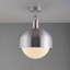 Linear Knurl 1 - Light LED Semi Flush Mount-261660300-265724894
