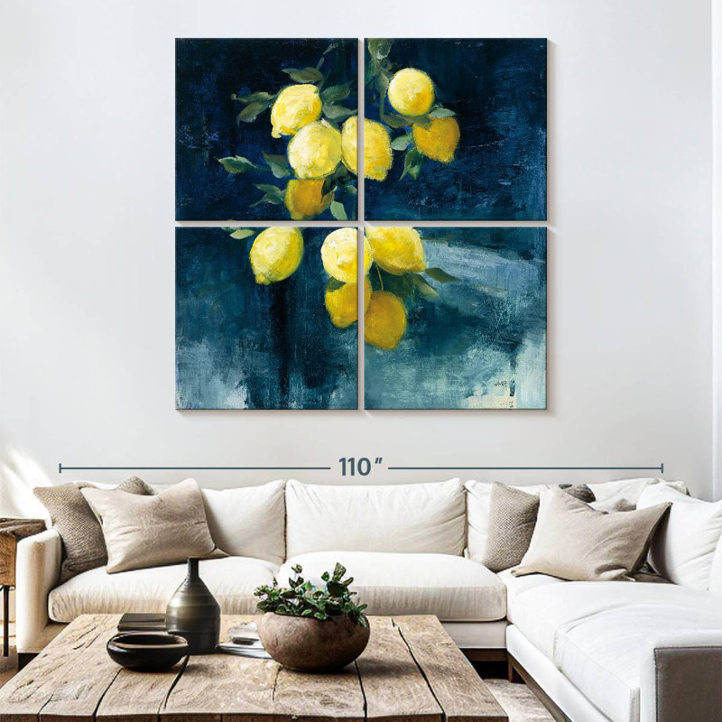 Yarlin Lemon Grove I, 74" H x 74" W