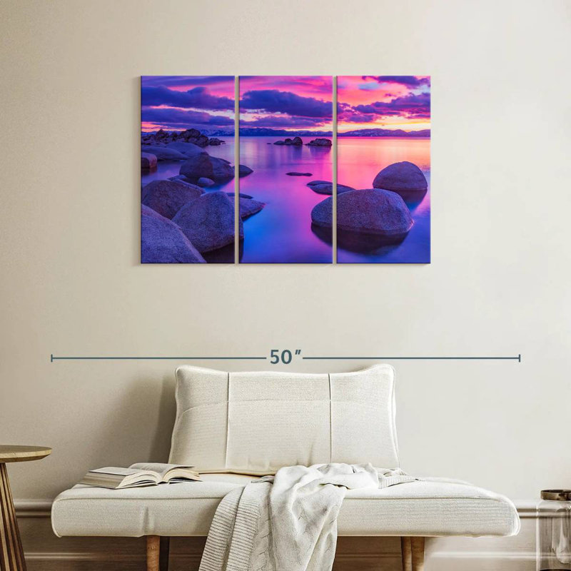 Alvord Lake Tahoe Glow, 24" H x 38" W