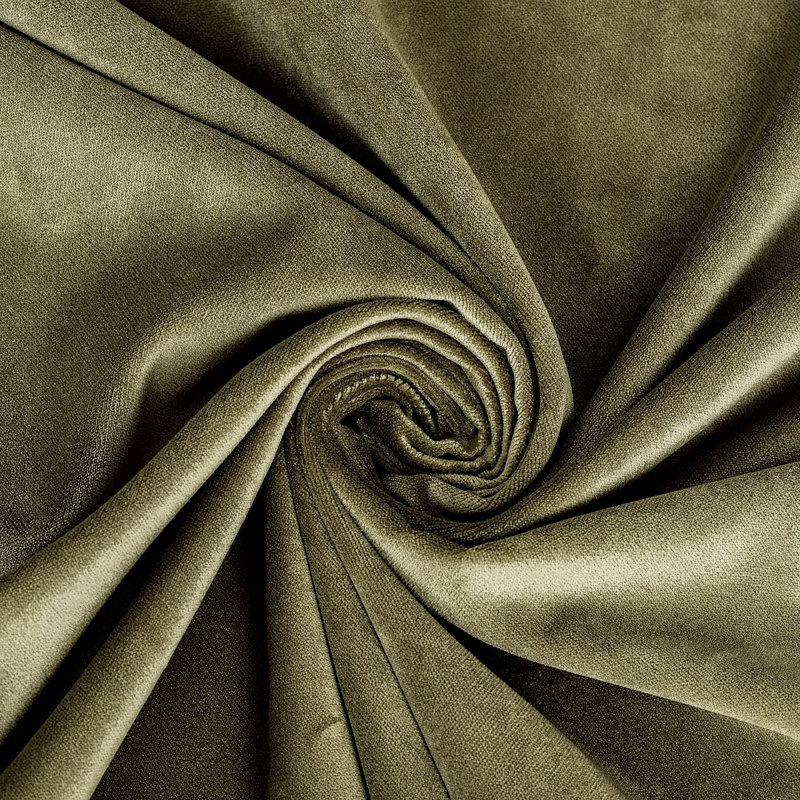 Luxury Matte Velvet Tablecloth, 28 Khaki Green, 60" L x 52" W