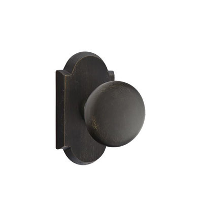 Ensemble de boutons de passage Emtek avec rosette Sandcast # 1 et bouton Winchester