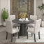 Table de salle à manger à piédestal de 59 po Jennea-1317242740-1317242741