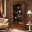 Retro Simple Luxury Wooden Glass Door Bookcase-110439611