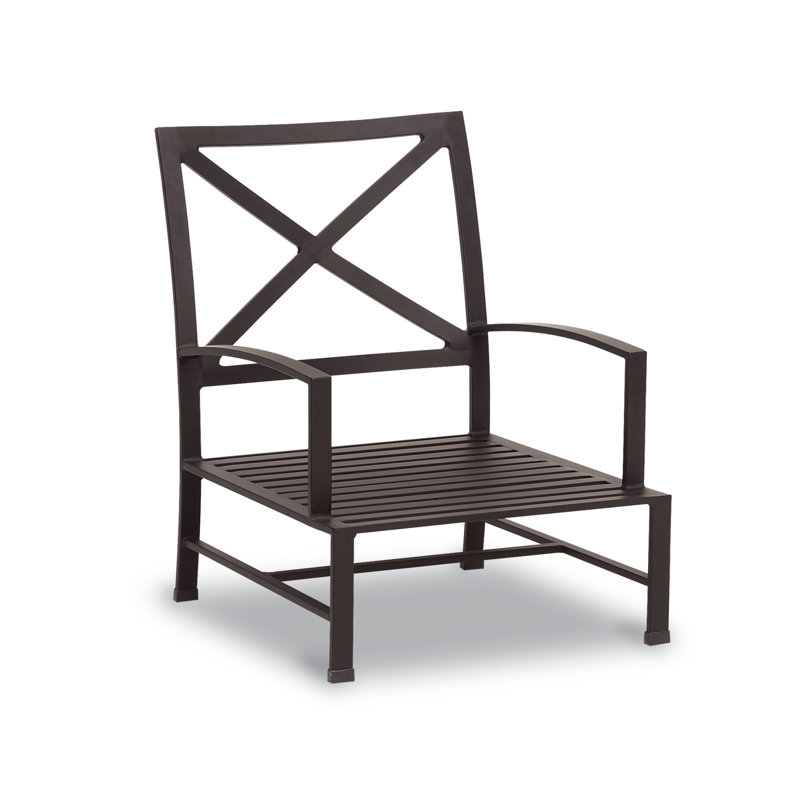 La Jolla Outdoor Lounge Chair, Canvas Flax Sunbrella®