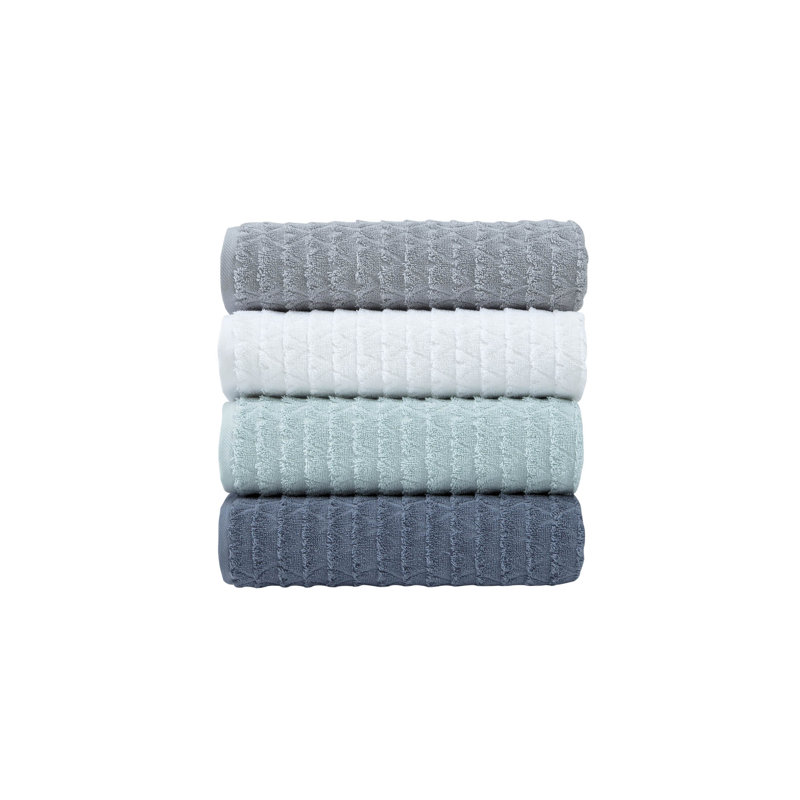 Spotts Midweight Bath Towel, Gray