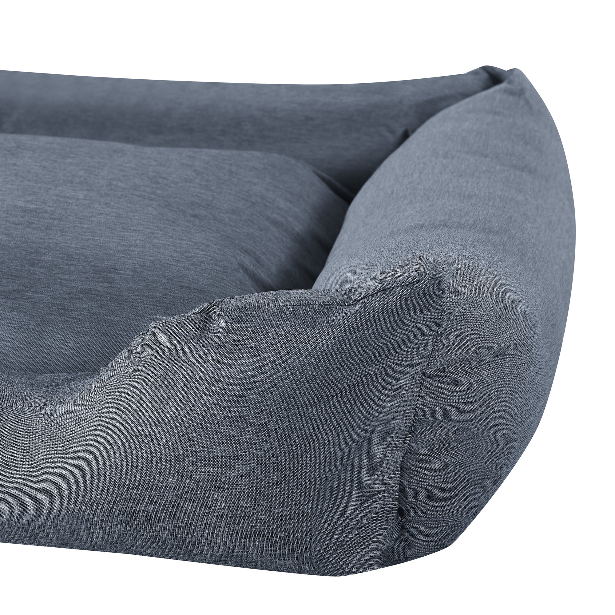 Missy Pet Bed, Navy Blue, Large (45.28" W x 27.56" D x 10" H)