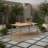 Dugas 5Pc Outdoor Patio FSC Wood Dining Set