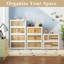 Grands bacs de rangement empilables avec couvercles-111089988