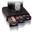 Organisateur de dosettes de café Mind Reader avec 3 tiroirs, capacité de 36 dosettes, L 13,5 po x l 12,25 po x H 2,5 po-9190350