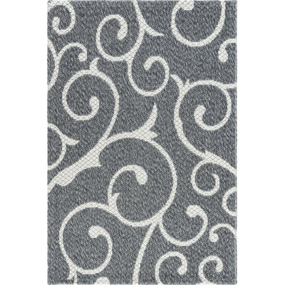 Omro Cotton Damask Indoor Rug