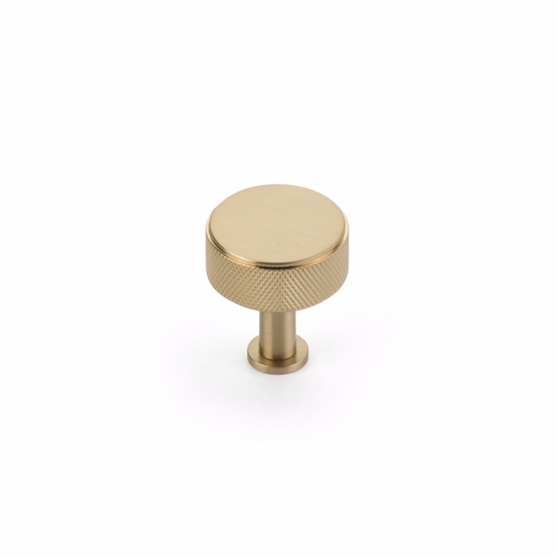 Round Knob, Signature Satin Brass