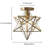Clear Glass Semi Flush Mount