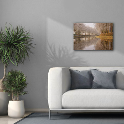 Toile épique «Frosty Reflections» par Martin Podt, art épique graffiti, 26 po x 18 po