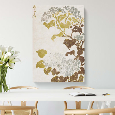 Hydrangea Flowers - Wrapped Canvas