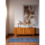 Tapis de couloir en laine nouée à la main et tissés à la main - 2 pi 6 po x 6 pi, couleur bleu | Tapis contemporains, antidérapants, faits à la main et épais pour salon, chambre à coucher-2059259148