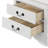 2-drawer Nightstand Bedside Table White