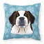  Coussin Snowflake Saint Bernard