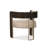 Modern Streamline Upholstered Barrel Chair
