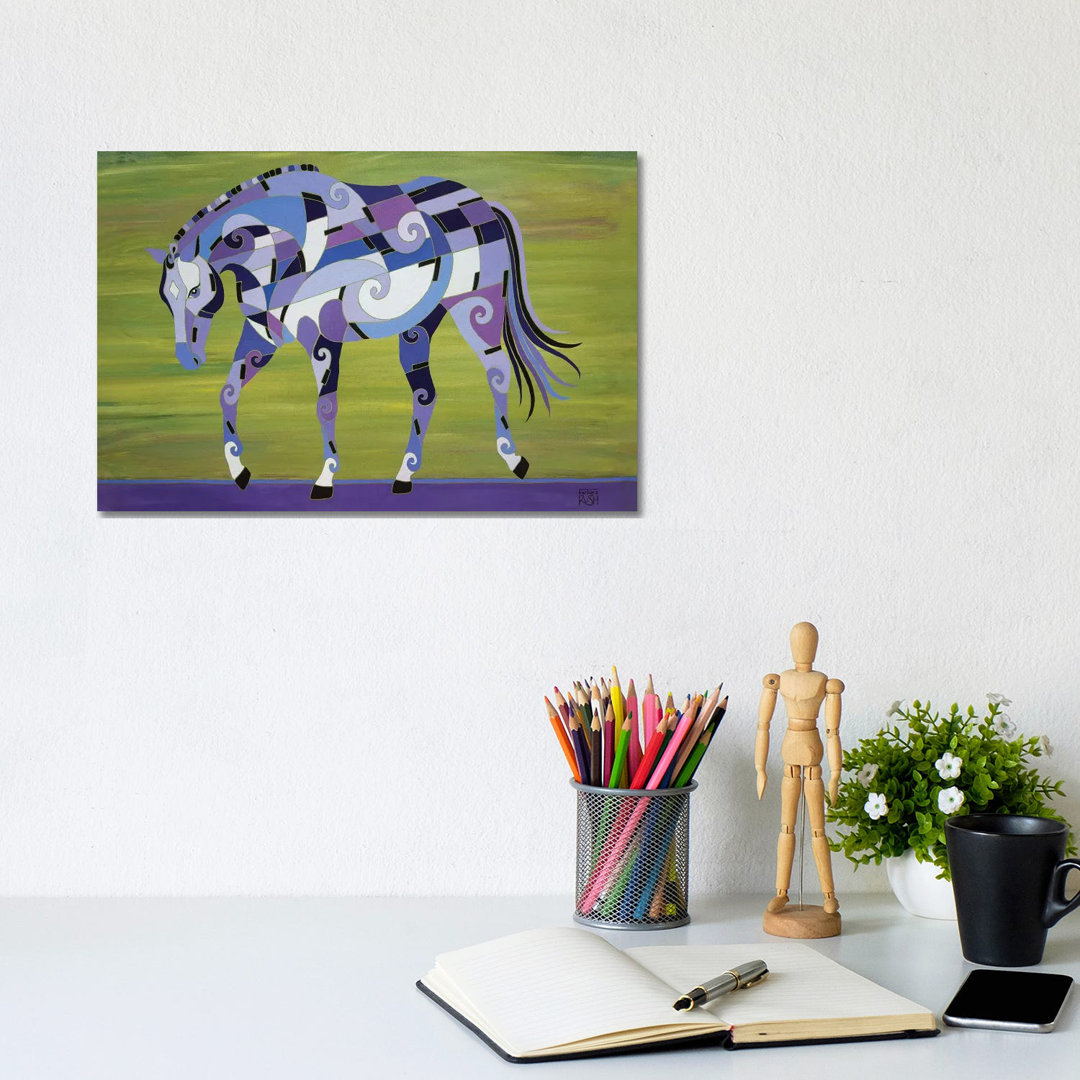 The Harmony Of Equus von Barbara Rush - Giclée auf Leinwand ohne Rahmen