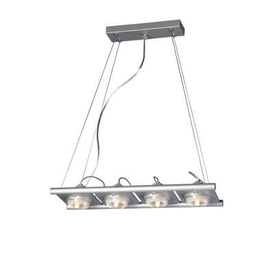Comer 4 - Light Polished Chrome Kitchen Island Pendant