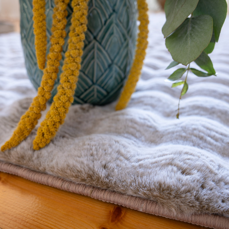 Montaz Uni Hand Tufted Area Rug, Rectangular 120 x 170cm, Beige