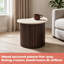Pedestal Irregular Side Table