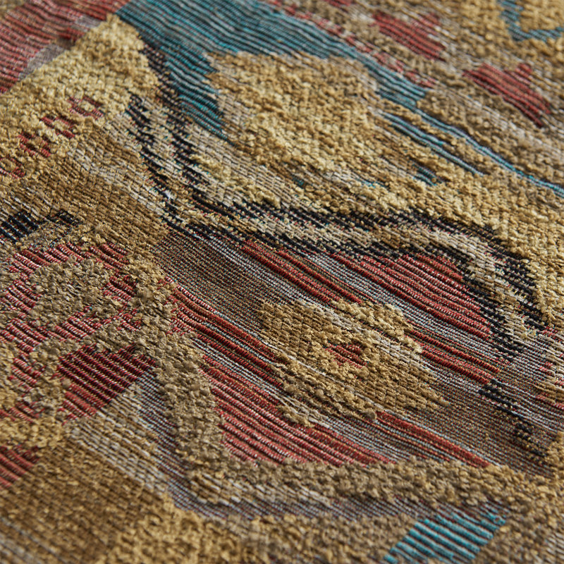 Ruidoso Southwestern Red and Blue Cotton Queen Comforter Set