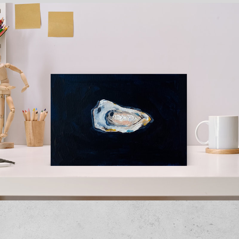 Art mural côtier bleu à marée basse, H 18 po x l 12 po