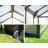 Palram - Canopia Glory 6' W x 8' D Premium Walk-In Hobby Twin Wall Polycarbonate Aluminum Frame Greenhouse Kit with Roof Vents - Gray-90988249
