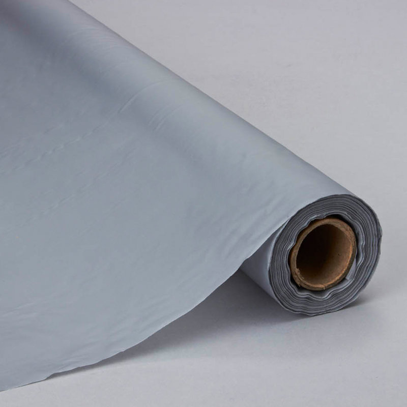 Disposable Birthday Tablecloth, Silver