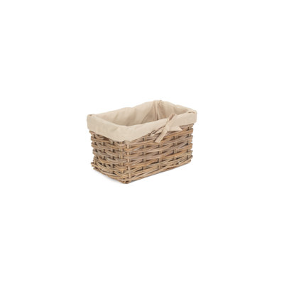 Rattan Lined Storage Basket
