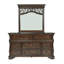 Ensemble de commode et miroir 6 tiroirs Ashyla