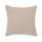 Lora Square Accent Throw Pillow, 20 Inch, Abstract Gold Stripes, Ivory