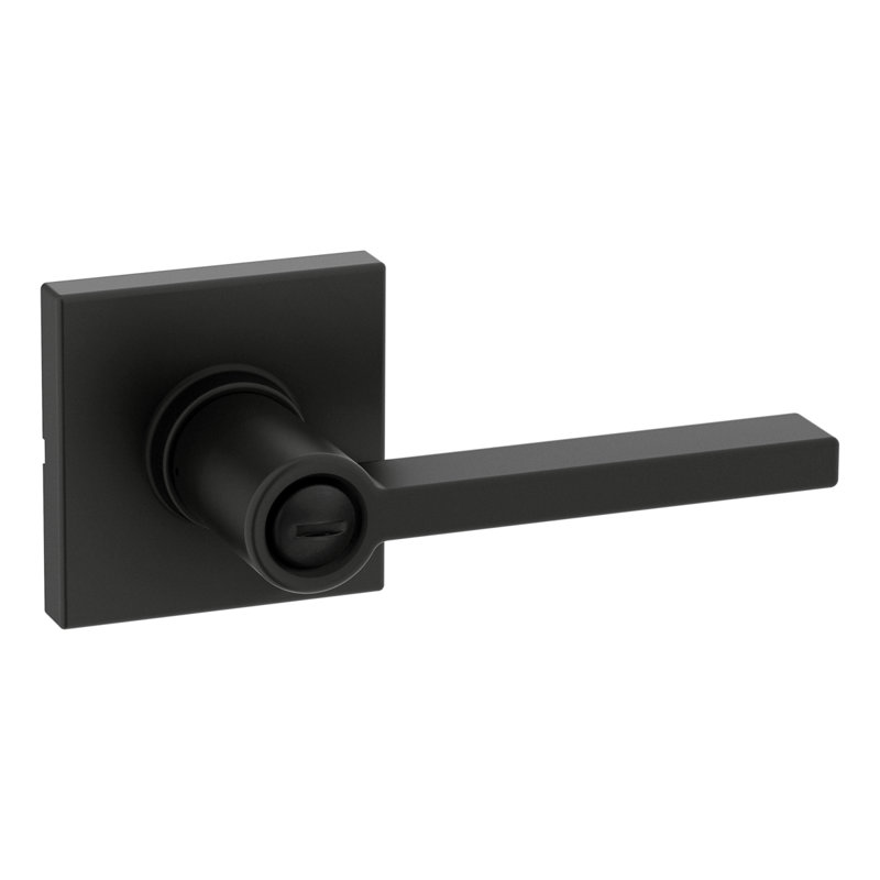 Casey Bed/Bath UL Lever, Matte Black