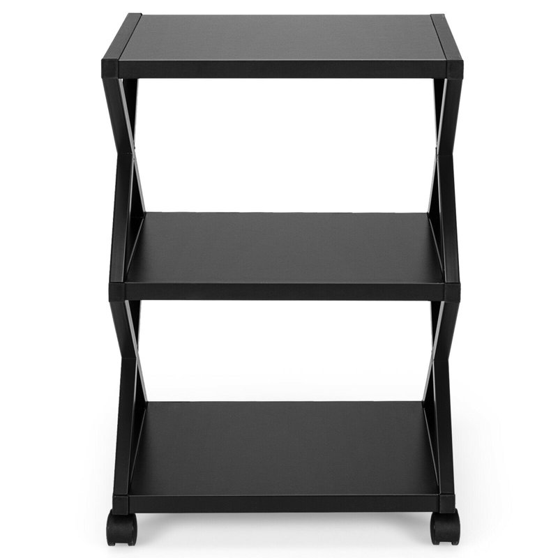 Support pour imprimante moderne, Noir