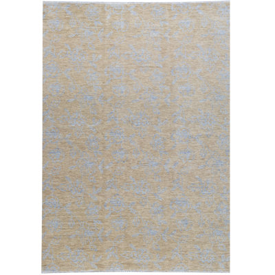 Hand-Knotted High-Quality Gold Area Rug