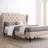 Coyte Upholstered Metal Wingback Bed-682461751-682461746