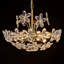Lustre empire en cristal 6 lumières Kuol-625603833