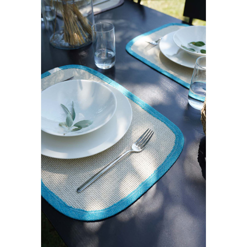 Jute Placemat , Teal