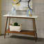 Élégante console de rangement en bois de style Mid-Century