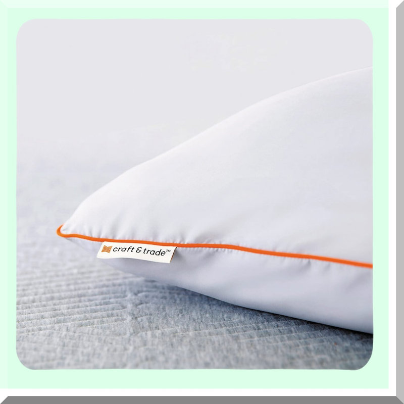 FoamCloud Memory Pillow - Cluster Support for Neck & Head, Cooling Gel Infused, Hypoallergenic, Washable Cover, Orthopedic Design, Breathable Foam