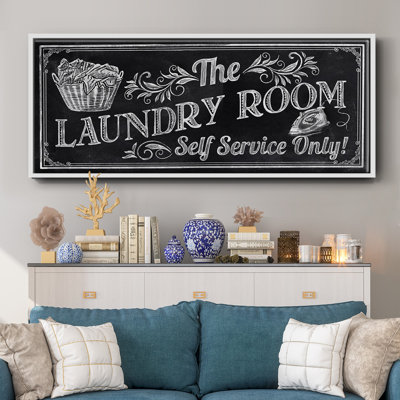 Self Service- Framed Canvas